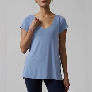 NWT Athleta Essence Support Top Cottage Blue Size XS